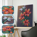 5D DIY Special Shaped Diamond Painting Flowers Cross Stitch Embroidery Kits
