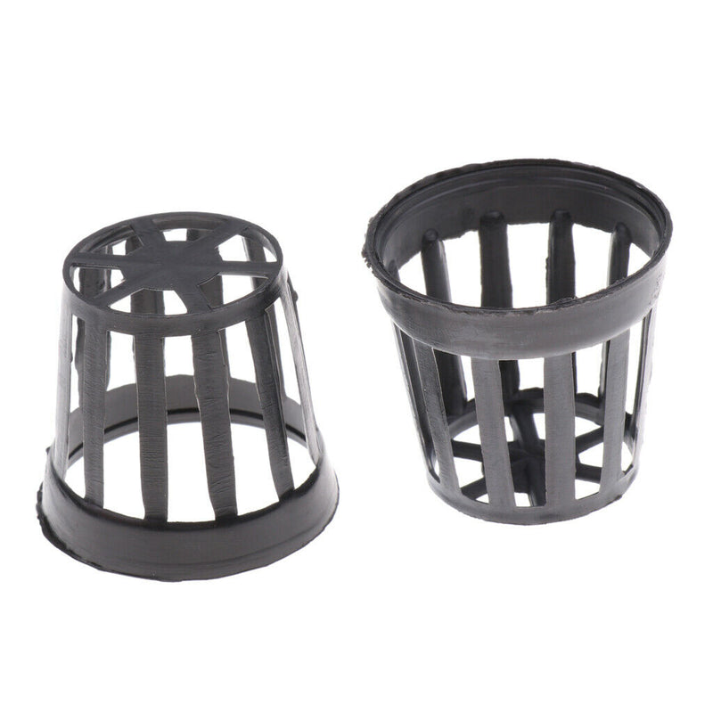 150 pcs Plastic Pot Baskets Aquarium Aquatic Water Plant Grass Cultivate S