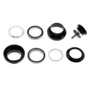 Mountain Bike Sealed Bearing Fixed Gear Headset with Top Cap 34mm  Black