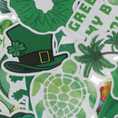 50Pcs Green Theme Stickers DIY Laptop Luggage Guitar Bicycle Skateboard Dec BX