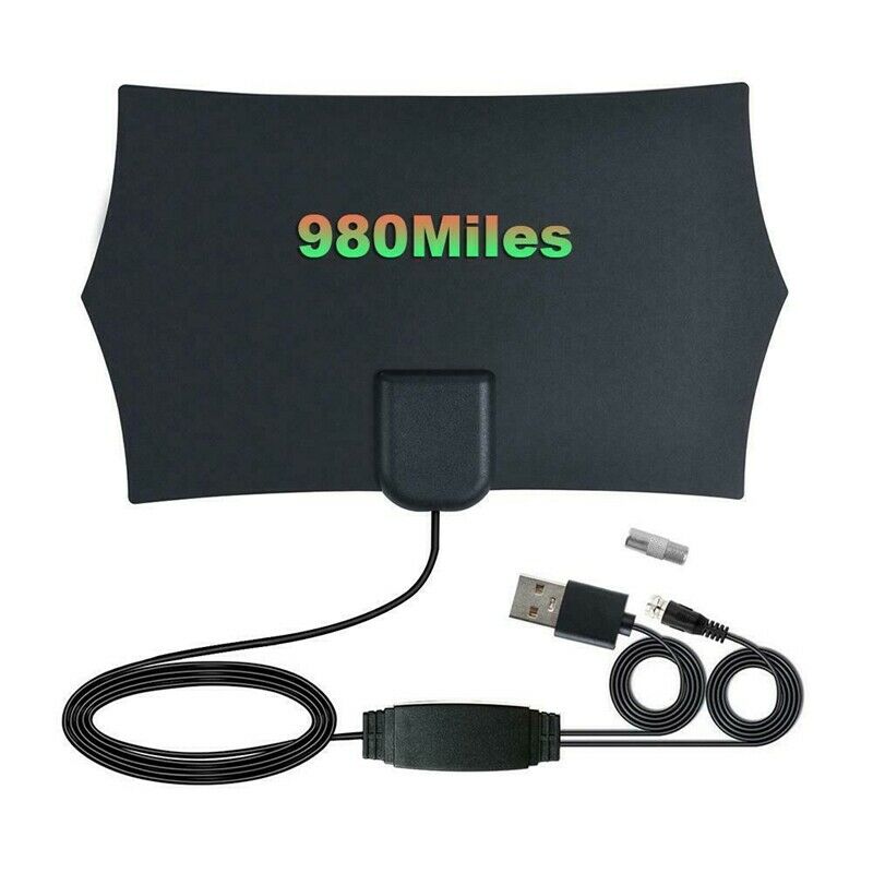 980 Miles 4K Digital HDTV Indoor TV Antenna with Amplifier Signal Booster T G5T9