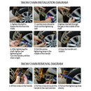 Universal Wheel Tire Snow skid Chains For Car SUV Truck Emergency M5L5 Q1K1 H4Z9