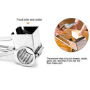 Rotary Cutter Ginger Garlic Shredder Stainless Steel Hand Shake