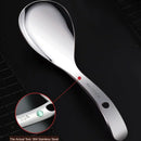 304 Stainless Steel Rice Spoon with Curved and Streamlined Design Prevents the