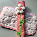 2PCS Pastoral Flower Polka Dot Door/Refrigerator Handle Cover Fridge Door H D4H9
