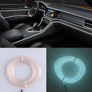 12V Wire White Cold Light Line Neon Lamp Car Atmosphere Light Decor Accessories