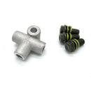 1 Piece 3-Way Forged Valve Aluminum 9mm/0.35inch Tempering Mixing Valve ghf