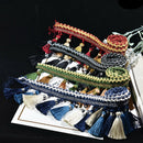 1 Yard Sewing Tassel Fringe Trim Stage Costume Clothing Accessories Green