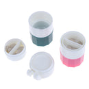 4in1 Pill medicine crusher grinder splitter tablet divider cutter storage box OZ