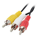 1/8 '' 3.5mm Mini Stereo Male To 3 RCA Male Adapter Cable For Camcorders