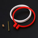 5pcs Plastic Embroidery Frames DIY Craft Needlework Sewing Hoop with Thread
