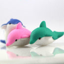 1pc Dolphin Shaped Rubber Eraser Lovely Cartoon Erasers School; Students C3 I3S2