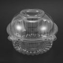 50 x Single Plastic Clear Cupcake Holder / Cake Container Dome Muffin Carri