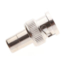 2x BNC Male to RCA AV Female Coaxial Connector Adapter for CCTV Camera FBES