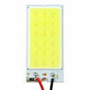 5 Packs White COB Led Panel Dome Light Interior Lamp 12V + T10 Festoon Adapters