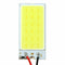 5 Packs White COB Led Panel Dome Light Interior Lamp 12V + T10 Festoon Adapters