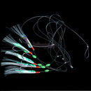 5Pcs Fishing Rigs Barbed Hooks 3/0 High Reflective Glow Beads & Lure Bait