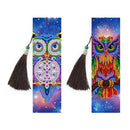 2pcs Birds DIY Special Shaped Diamond Painting Leather Embroidery Bookmark A