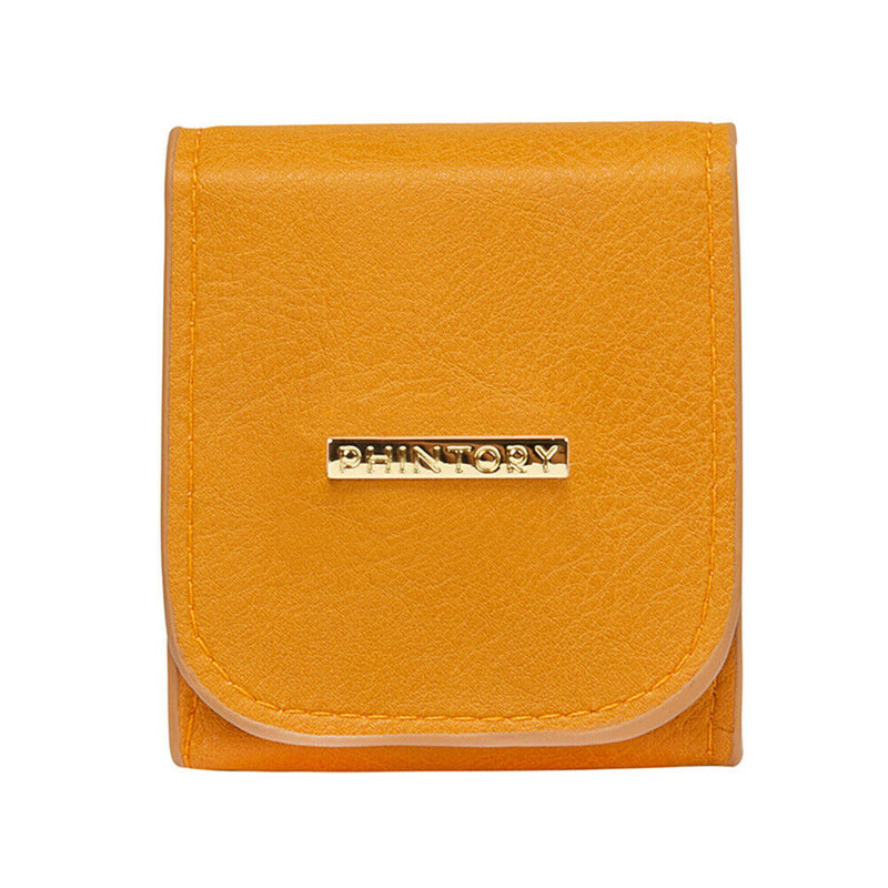 Mini Lipstick Bag PU Portable Travel Cosmetic Makeup Case Pouch (Orange) A