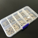120x 304 Stainless Steel E-Clip Retaining Circlip Assortment Kit  E-typ QPM
