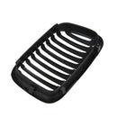 1 Pair Abs Front Replacement Matte Black Kidney Grille Grill For Bmw E46 3  P5H2