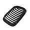 1 Pair Abs Front Replacement Matte Black Kidney Grille Grill For Bmw E46 3  P5H2