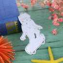 Skateboard DIY Cutting Dies Stencils Scrapbooking Embossing Album Card Gift