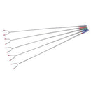 5Pcs Telescoping Stainless Steel Roasting Stick BBQ Hot Dog Forks Kitc DGL TSC