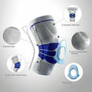 New Gray Elastic Knee Support Bracket Kneepad Adjustable Patella Knee Pad B