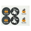 60pcs Happy Halloween Pumpkin Paper Stickers DIY Gifts Candy Bags Labels Tag B3C