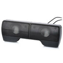 Portable Clip-On USB Powered Stereo Speaker Soundbar for Notebook Laptop PC