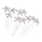 10 Pieces Glitter Crystal Headpiece U-shaped Bridal Lady Party Hair Jewelry