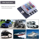 32V Auto Car Boat 8 Way Circuit Standard ATO ATC Blade Fuse Box Block Holder