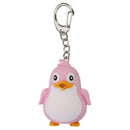 Cute Penguin Keyring Led Torch With Sound Keychain Christmas Xmas Party Fav O7U1