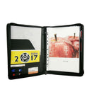 A4 Executive PU Leather Business Conference Folder Padfolio Pad Holder Back