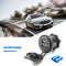 4.2A Dual USB Charger Socket with Touch Switch + 2 Terminals for Car Motorcycle