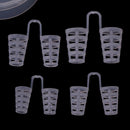 4x Mini anti snoring nose clips snore stopper snore relief nasal easy breathe 3C