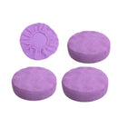 4Pcs Elastic Winter Plush Round Chair Seat Cover Removable ~Purple_Size 4