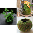 Set of 3 Artificial Moss Flower Pot, Decorative Faux Green Moss Covered Planters