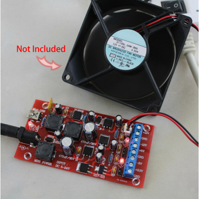 DIY USB 5-24V Single Turn Power Supply