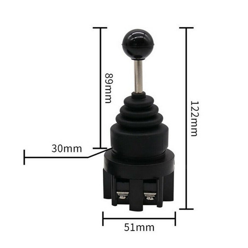 Joystick Monolever Switch Latching Type AC 150V/250V/600V 5/10/15 Amp 2NO 2