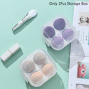 4 Grids Puff Drying Holder Box Cosmetic Puff Display Storage Case Makeup Spo Ew