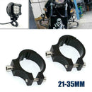 2* Unviersal Motorcycle Bike Handlebar Fork Tube Clamp Bracket Headlamp X0Z Z5N4