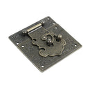 85mmx85mm Retro Style Box Suitcase Decorative Hasp Toggle Latch Buckle W8Z9
