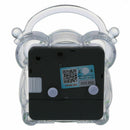 Small Crystal Plastic Desk Bell Alarm Clock with Light N5H4