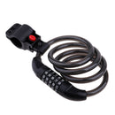 4 Feet Cycling Self Coiling Cable Lock Code Chain Locks for Gates & Fences