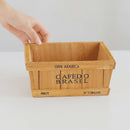 Retro Style Durable Wooden Succulent Plants Handmade Square Flower Pot Mult