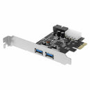 USB 3.0 expansion card 2 ports USB 3.0 PCI-E PCI Express 19 pin 4 pin IDE c