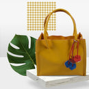 Fashion Girls Handbags Trendy Leather Shoulder Bag Candy Color Flowers Tote