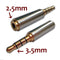3.5mm Male to 2.5mm Female Stereo Mic Audio Earphone Jack Adapter Converter-G TO
